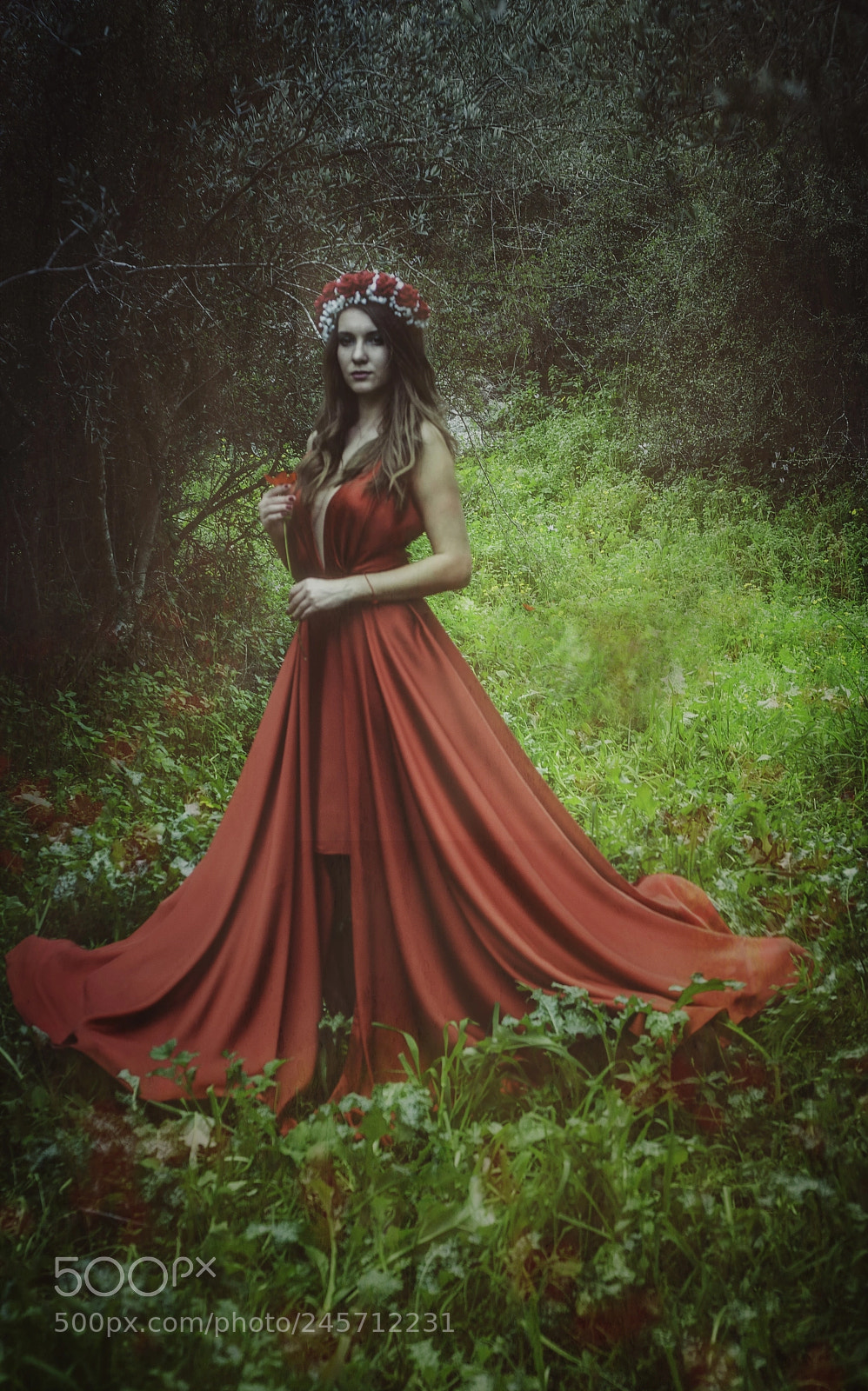 Nikon D300S sample photo. Woman in red photography
