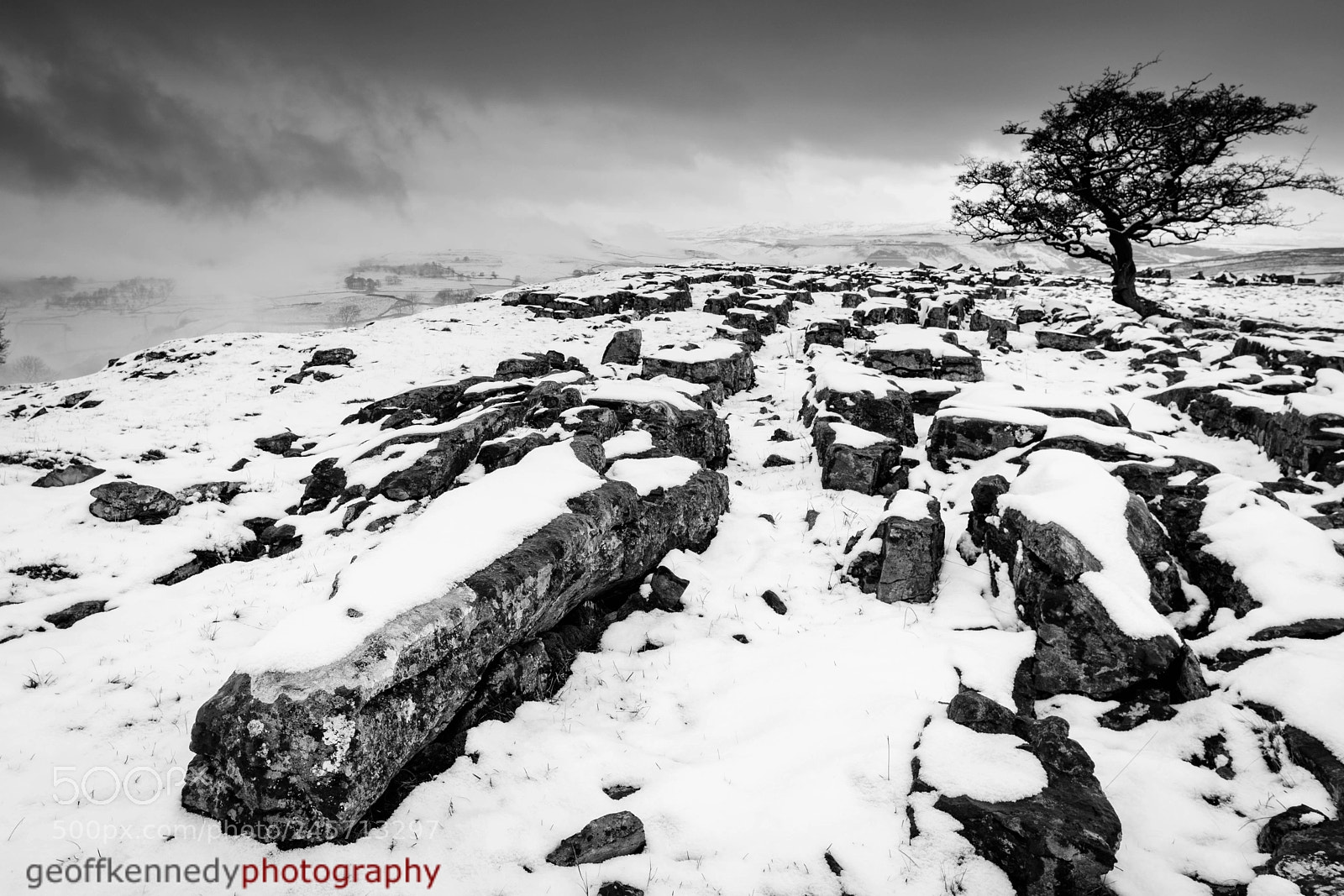 Nikon D850 sample photo. Snow on winskill photography