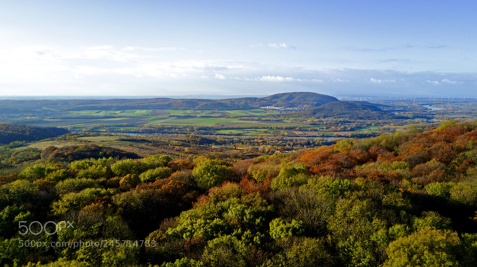DJI FC220 sample photo. Autumn land photography