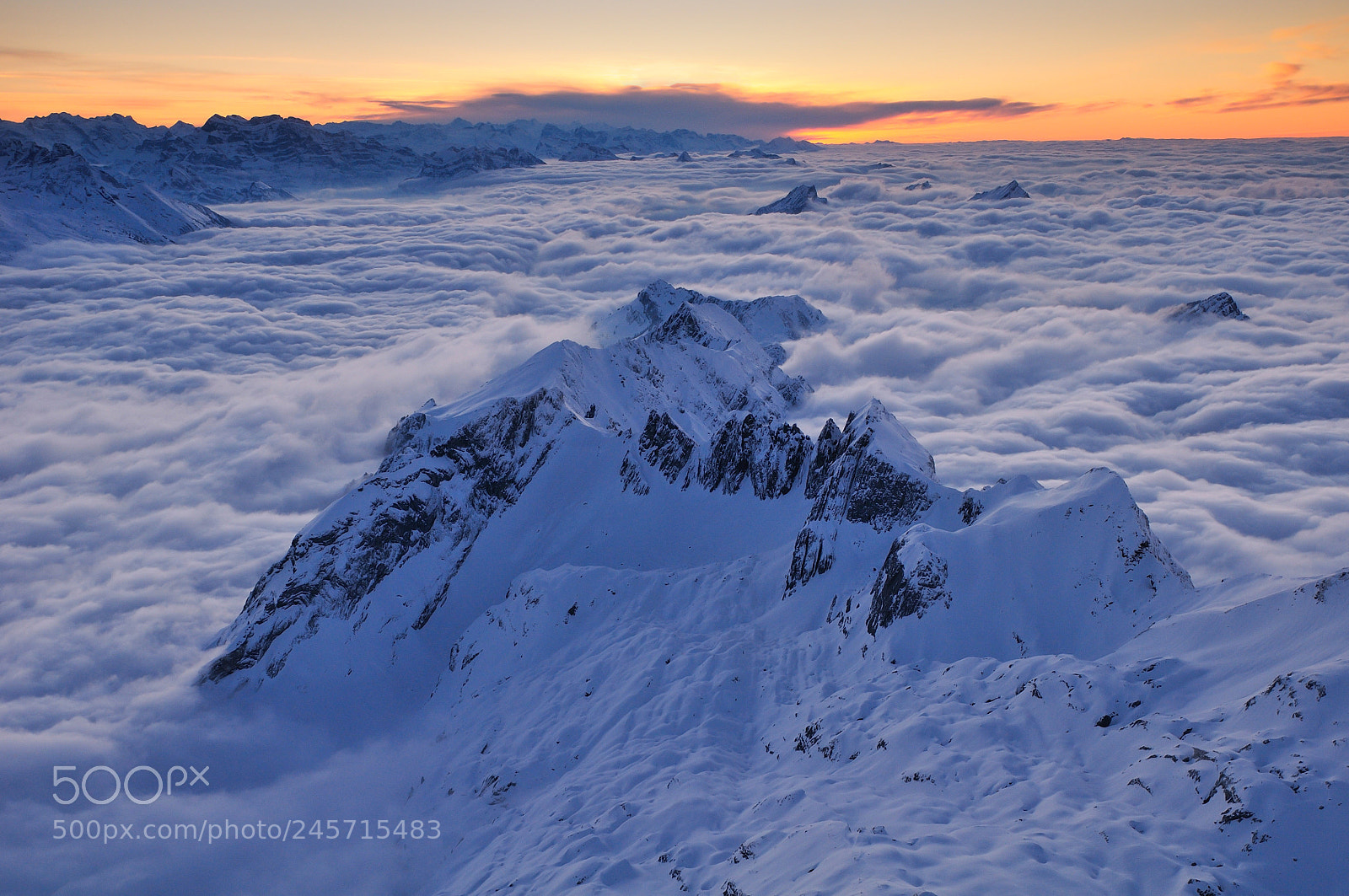 Nikon D300 sample photo. Säntis photography