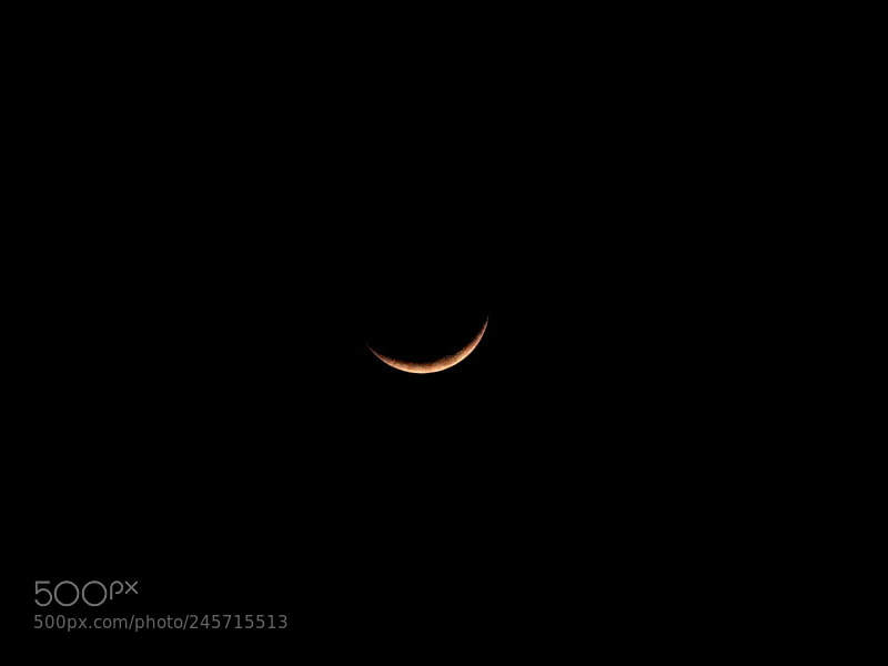 Sony Cyber-shot DSC-HX300 sample photo. Thin moon ..... photography