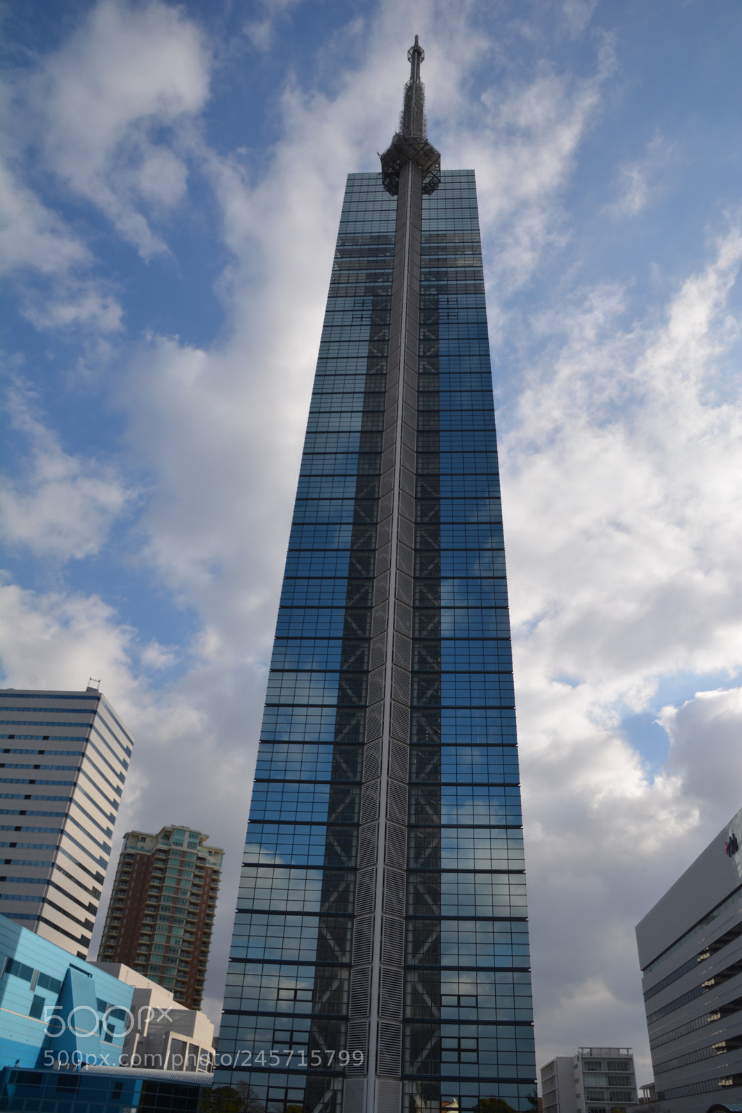 Nikon D7100 sample photo. Fukuoka tower in japan photography