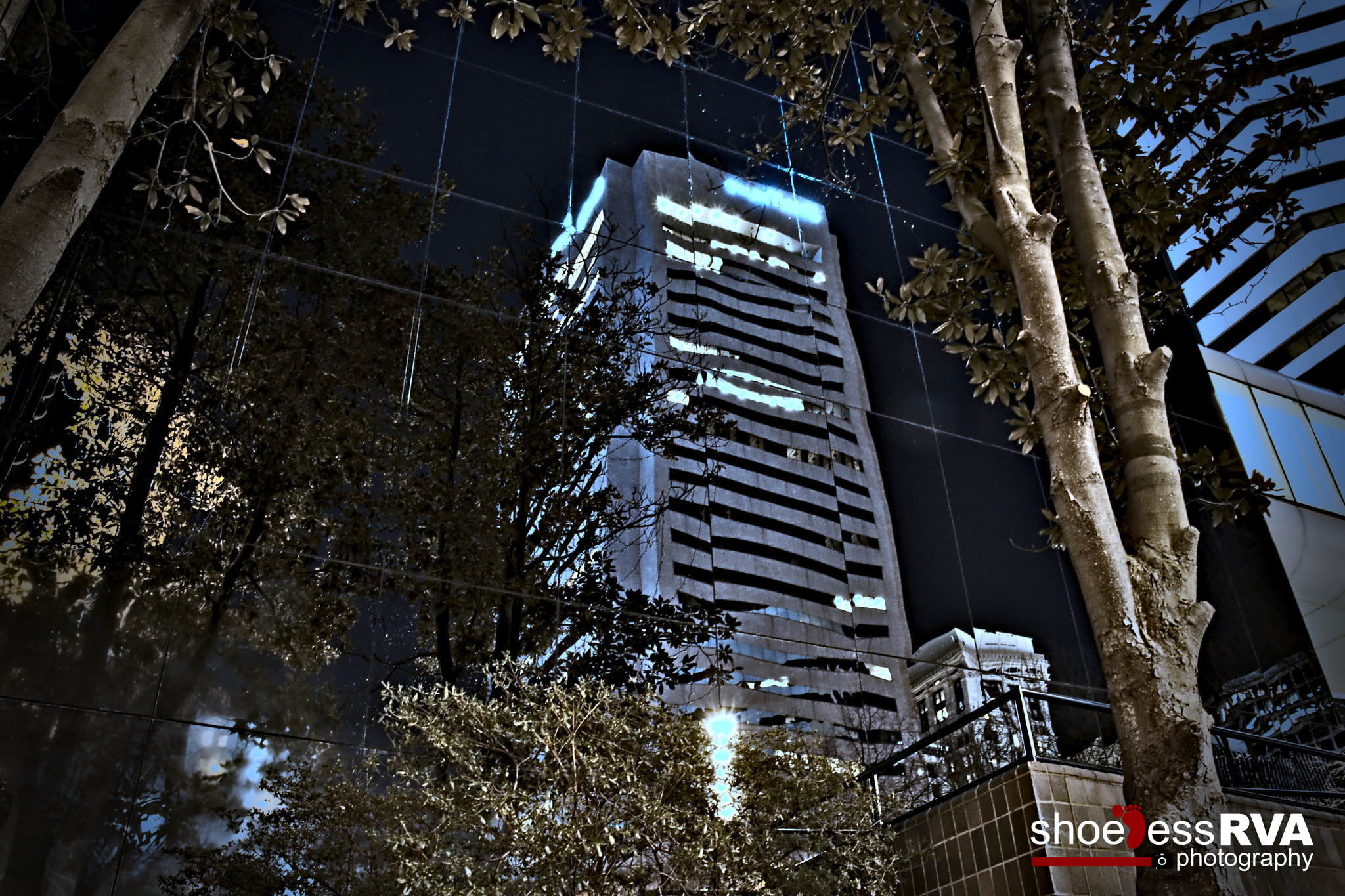 Canon EOS 77D (EOS 9000D / EOS 770D) sample photo. Dowtown rva at night photography