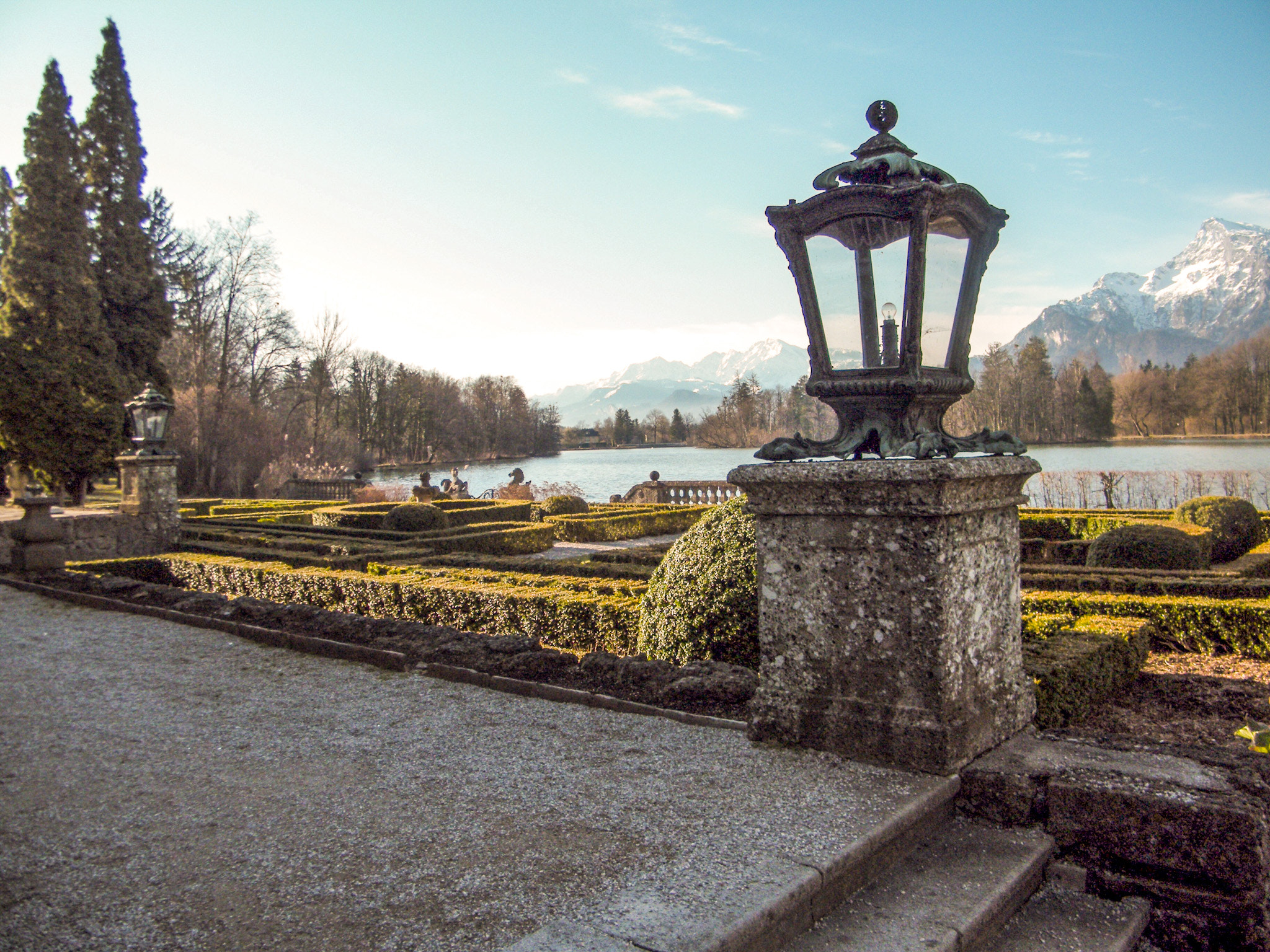 Fujifilm FinePix S2000HD sample photo. Castle park leopoldskron, austria photography
