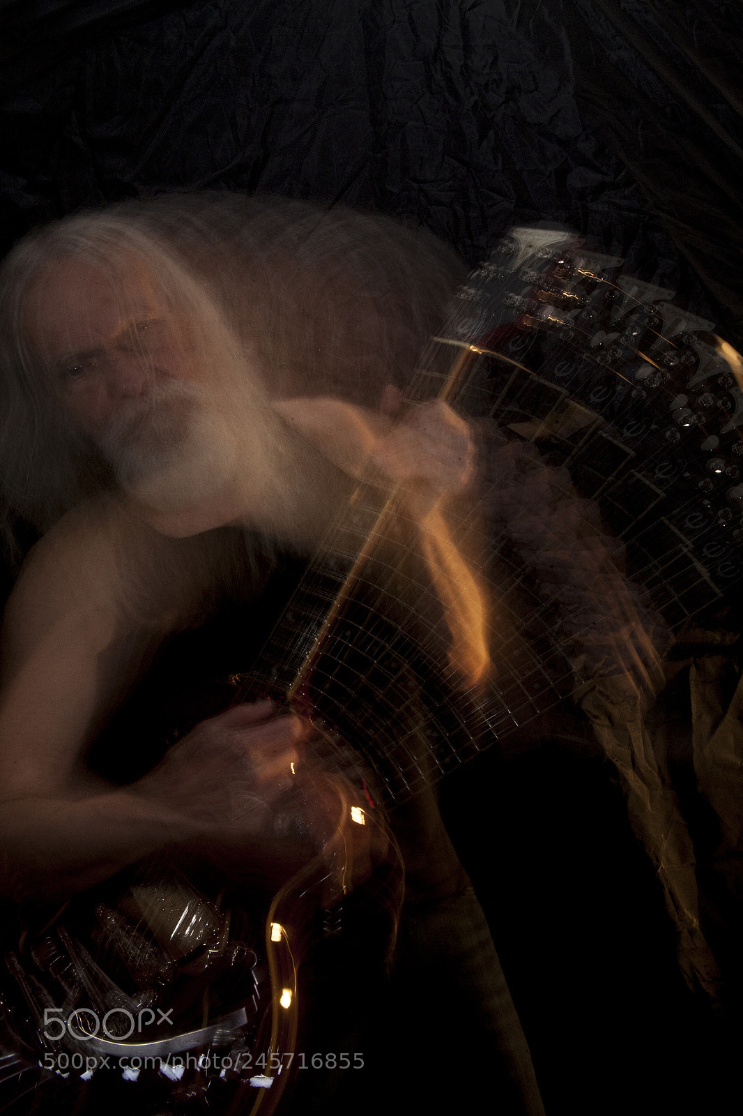 Canon EOS 5D sample photo. Self-portrait with the guitar. photography