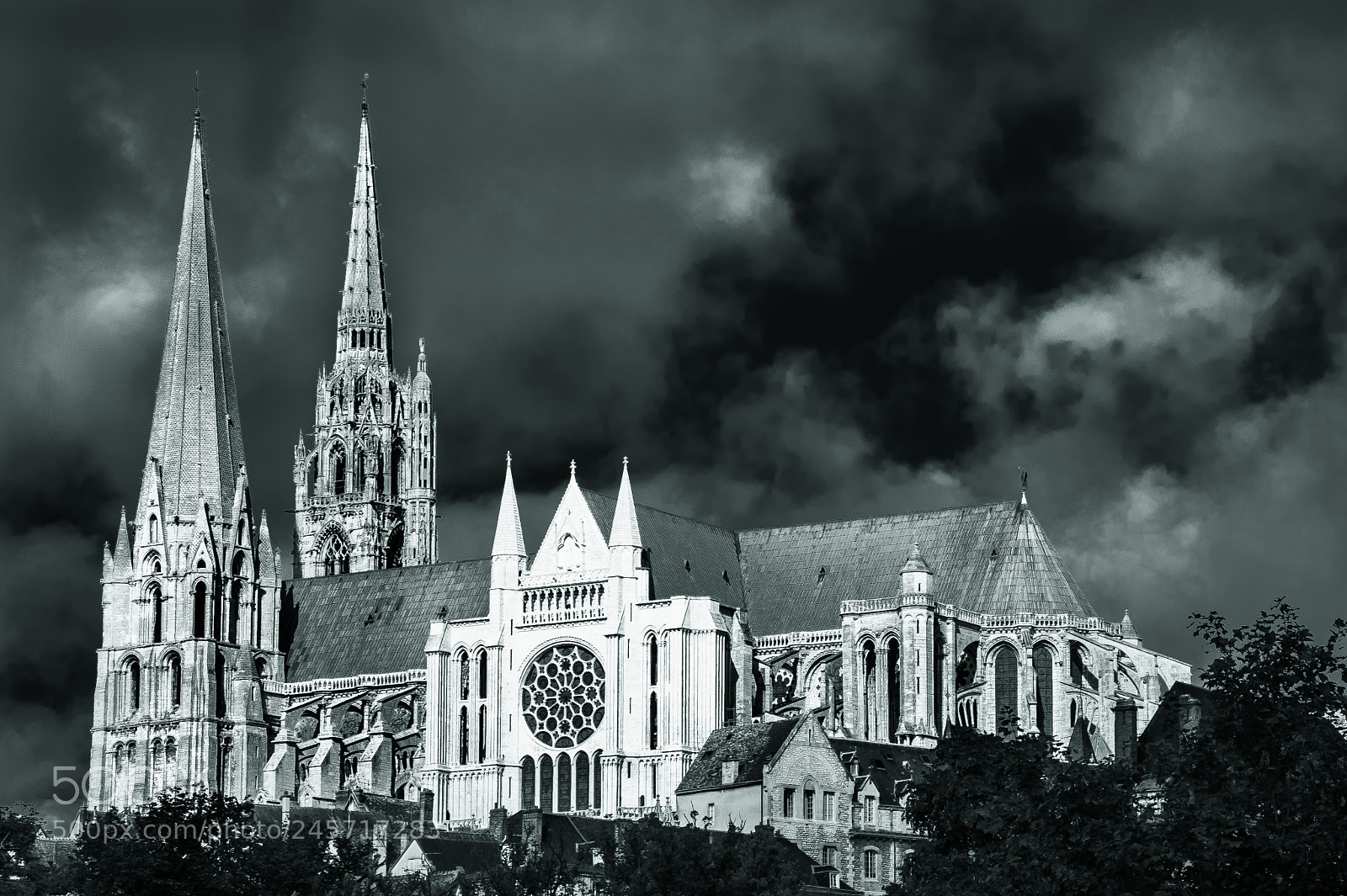 Nikon D700 sample photo. Churches - chartres, gothic photography