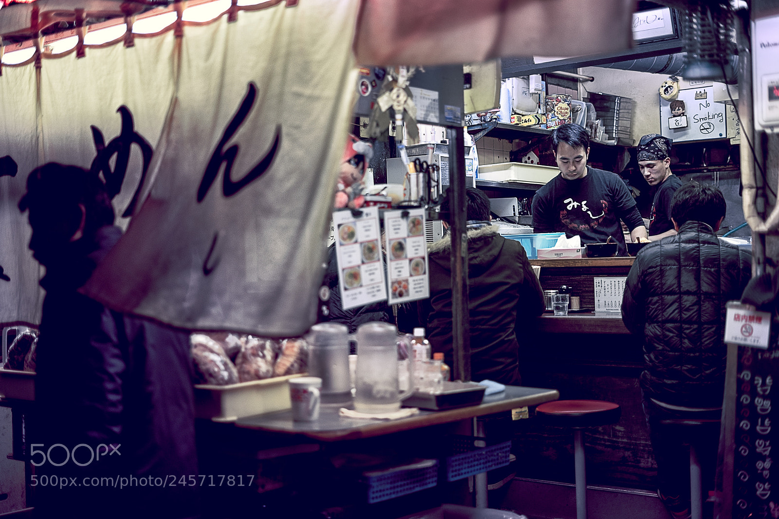 Sony a7 II sample photo. Ramen shop photography
