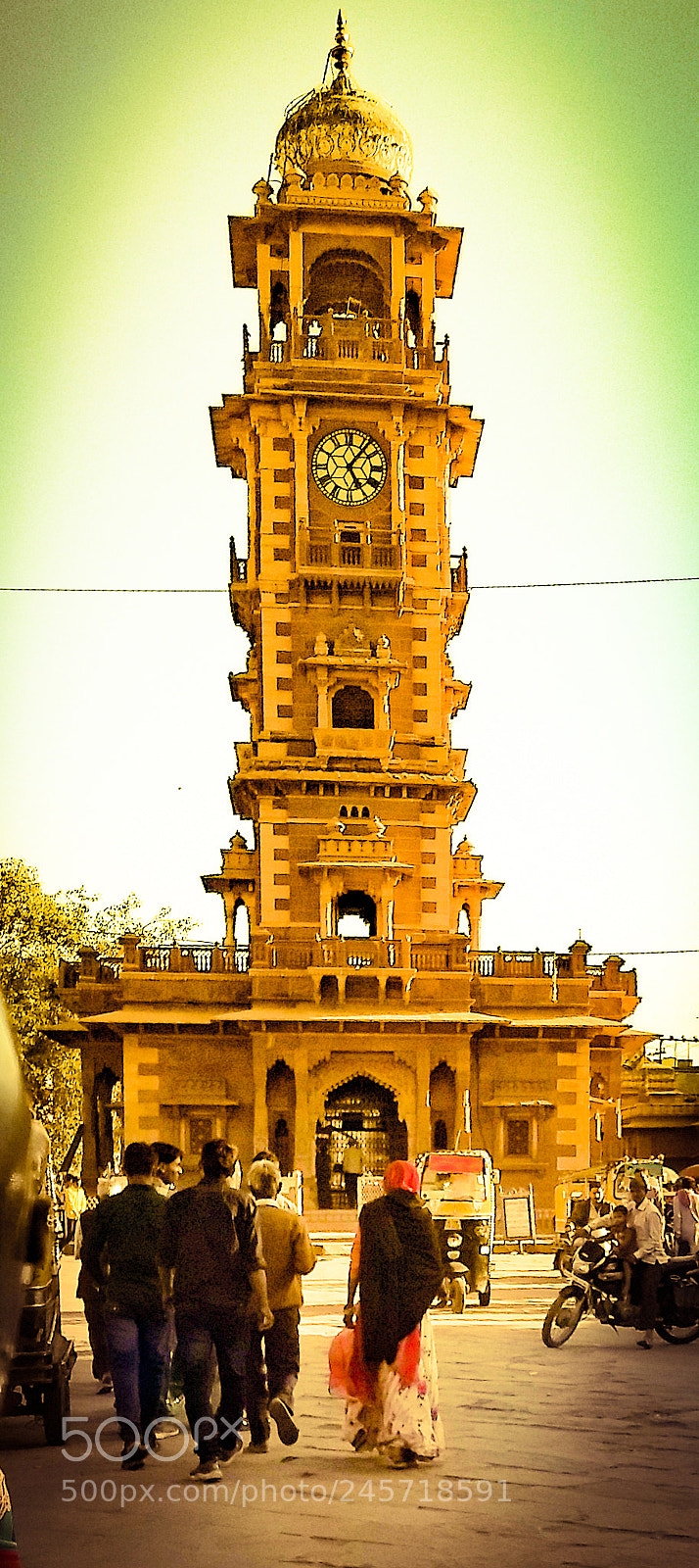 Motorola Moto G (5) Plus sample photo. Clock tower, jodhpur photography