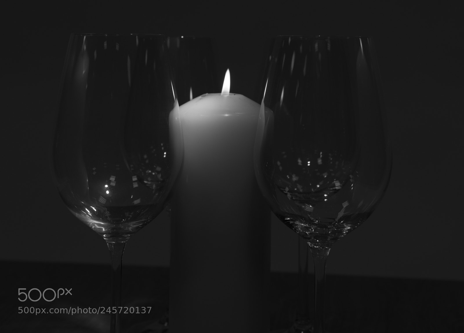 Nikon D850 sample photo. Candle and glasses photography