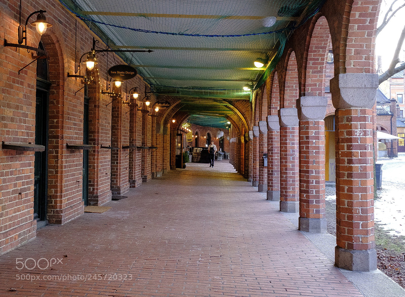 Fujifilm X-T2 sample photo. Corridor at kirkeristen photography