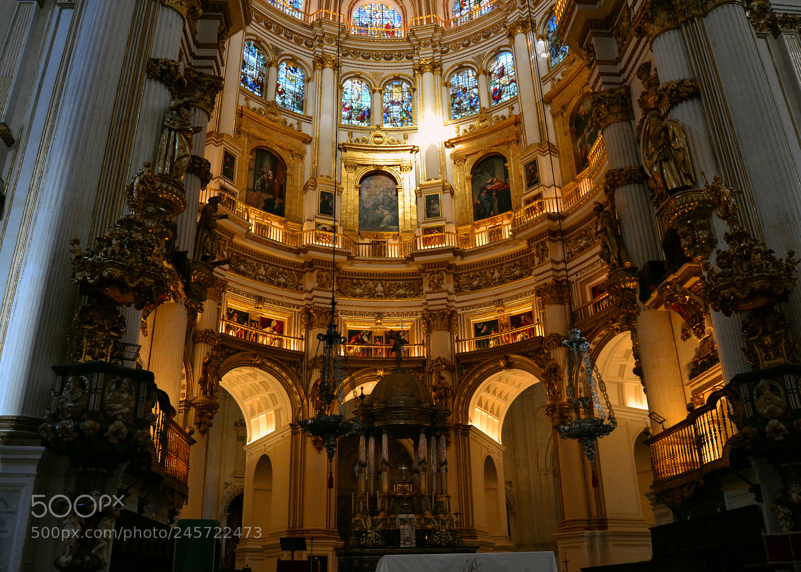 Nikon D3100 sample photo. Catedral. granada photography