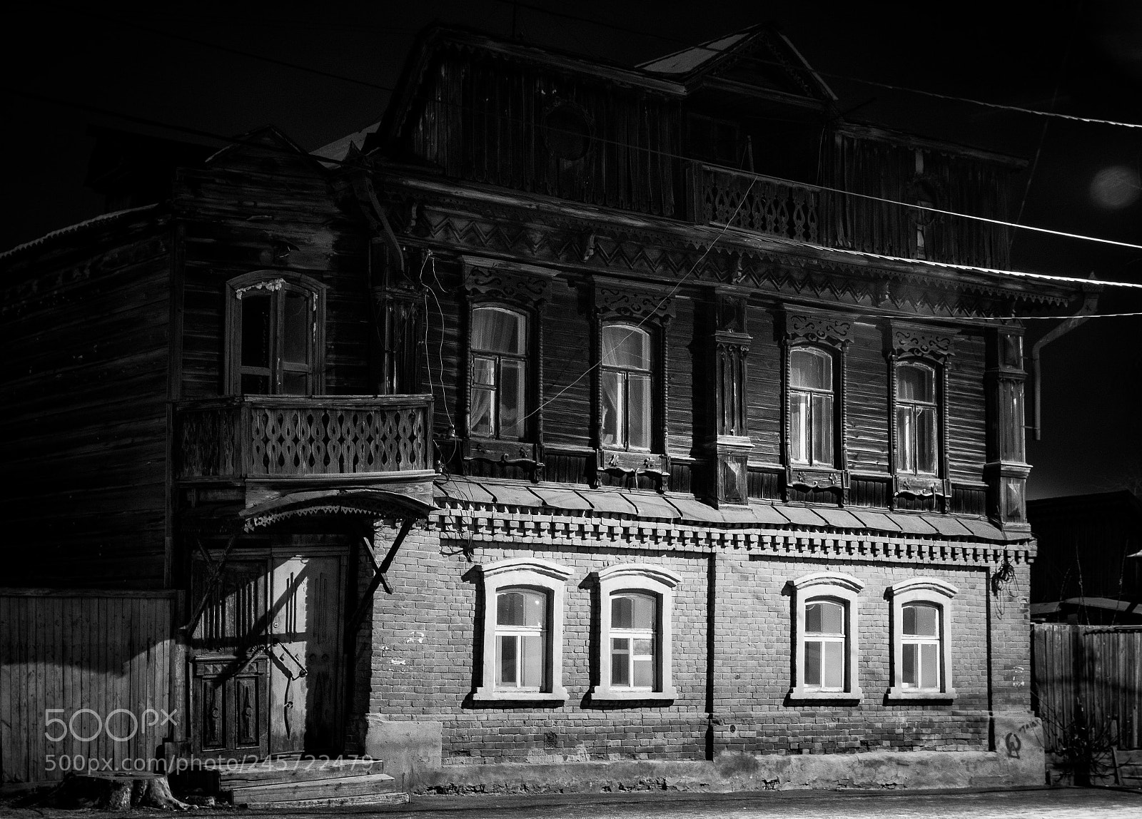 Pentax K-3 II sample photo. Old house in russia photography