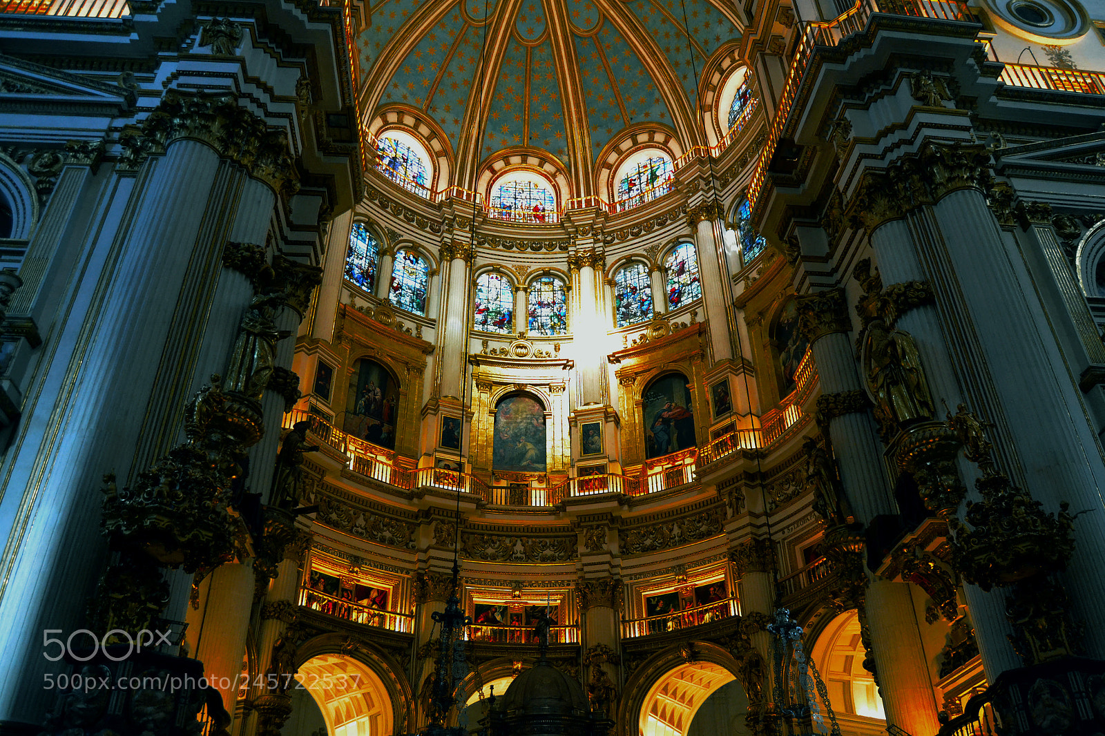Nikon D3100 sample photo. Catedral. granada photography