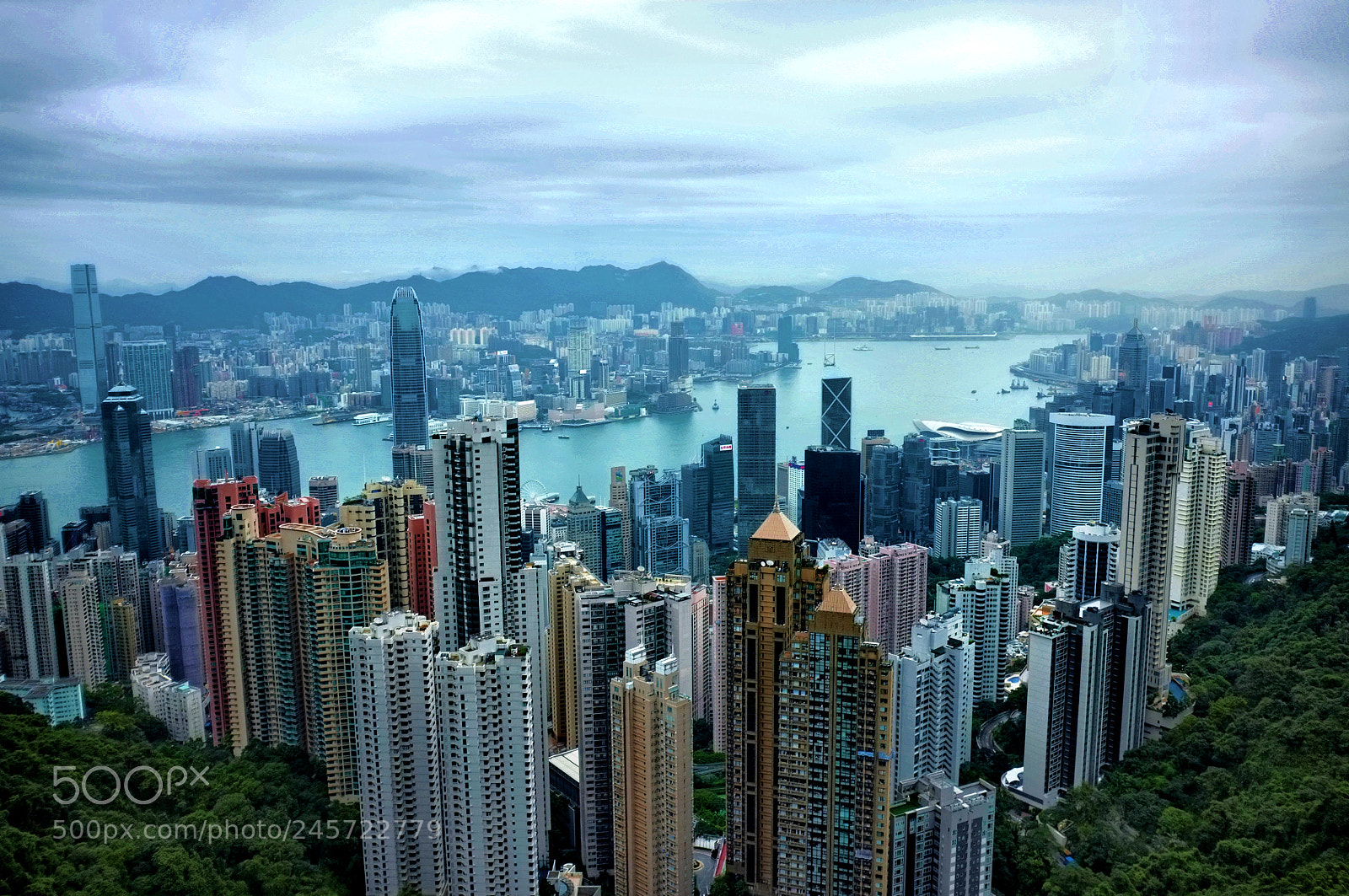 Fujifilm FinePix X100 sample photo. Victoria peak hong kong photography