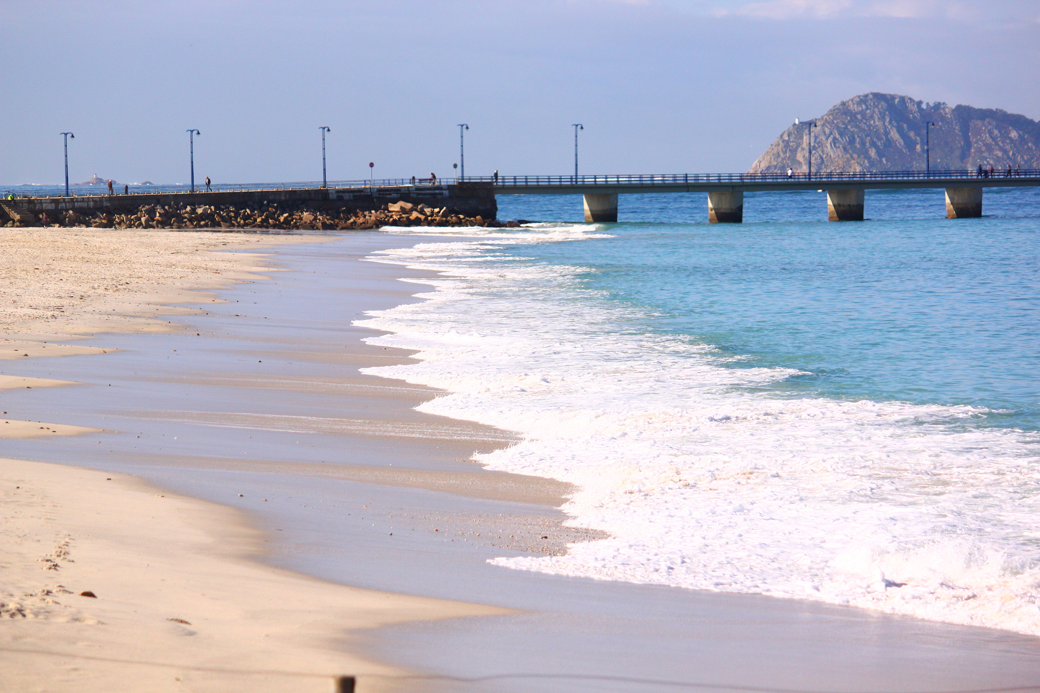Canon EF-S 55-250mm F4-5.6 IS sample photo. Playa del vao photography