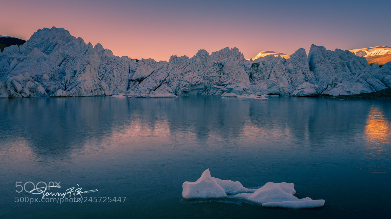 Nikon D810 sample photo. The glacier photography