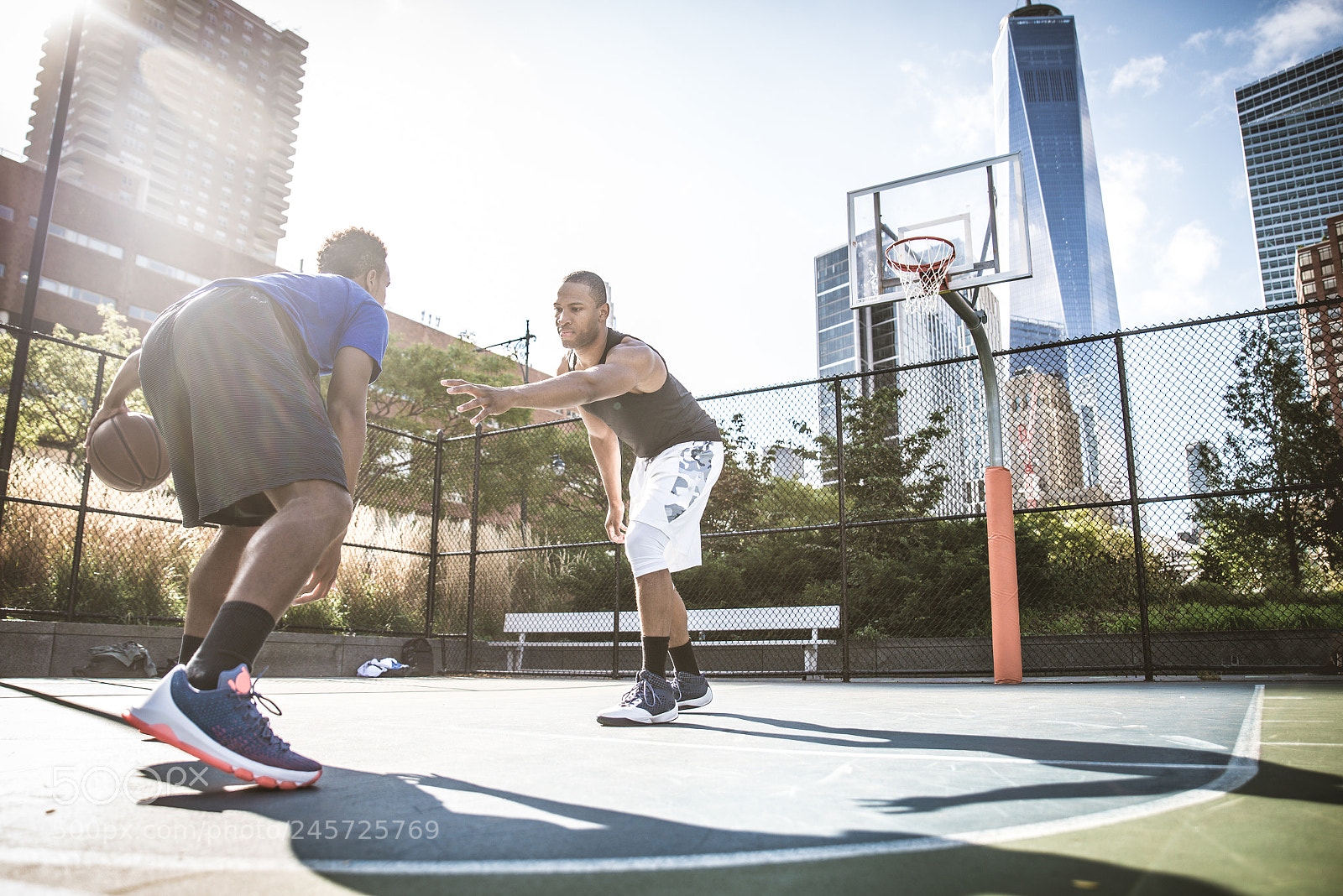 Nikon D610 sample photo. Basketball player playing outdoors photography