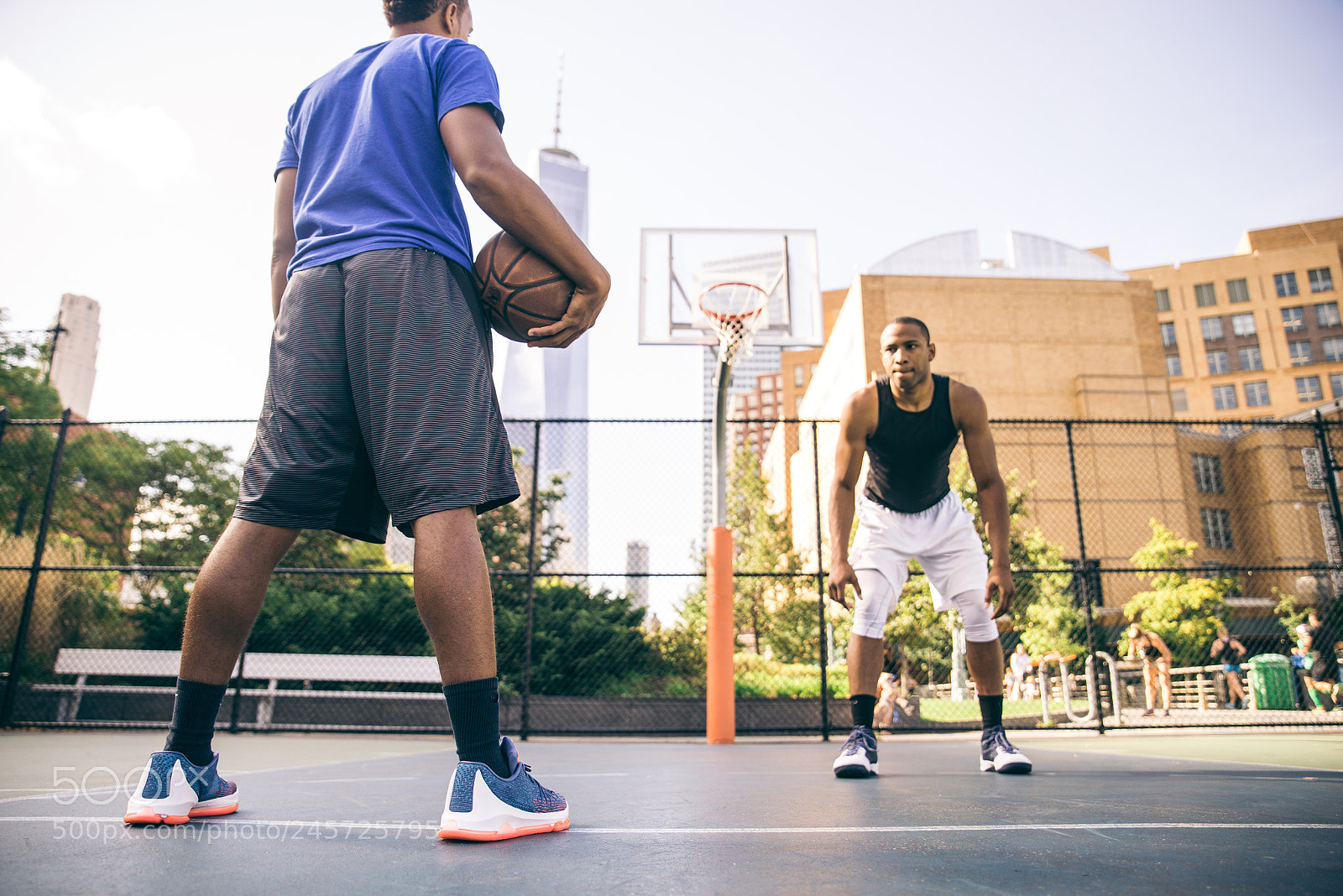 Nikon D610 sample photo. Basketball player playing outdoors photography