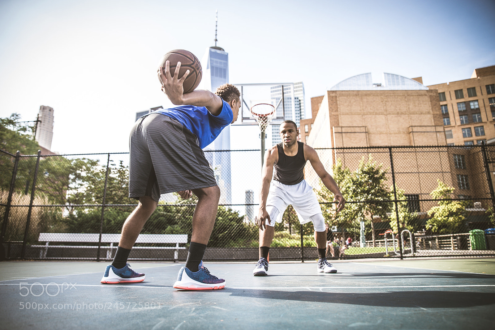Nikon D610 sample photo. Basketball player playing outdoors photography
