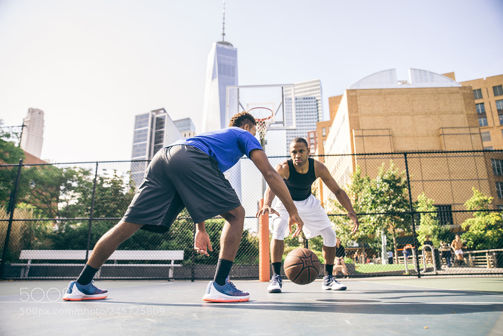 Nikon D610 sample photo. Basketball player playing outdoors photography