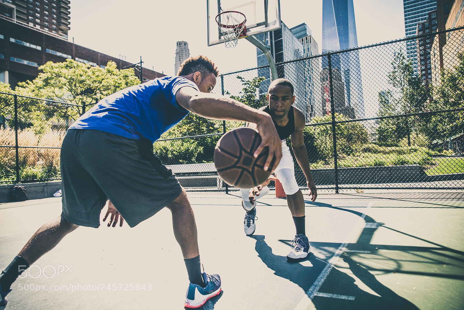 Nikon D610 sample photo. Basketball player playing outdoors photography