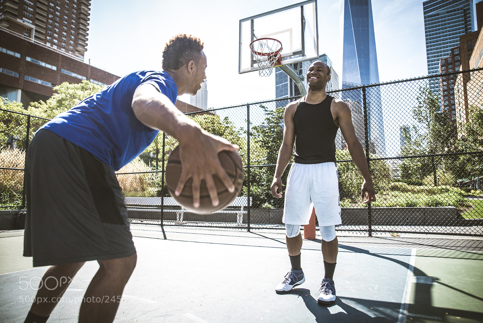 Nikon D610 sample photo. Basketball player playing outdoors photography