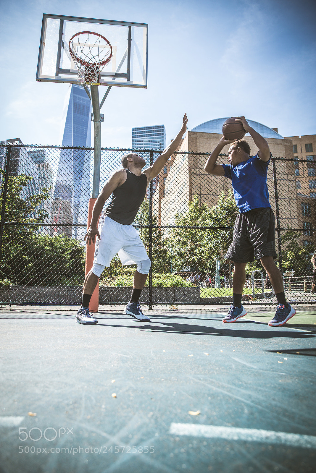Nikon D610 sample photo. Basketball player playing outdoors photography