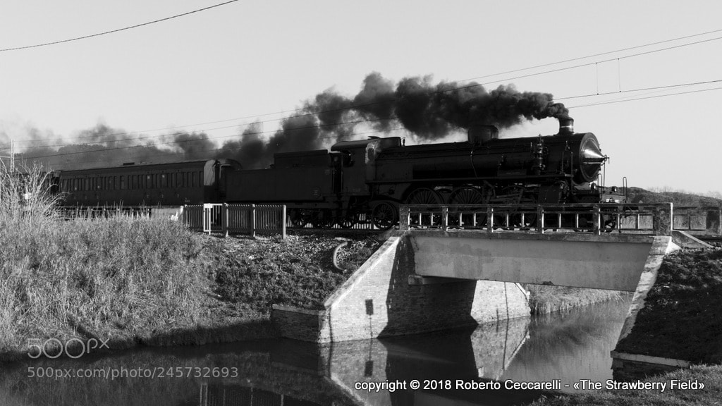 Panasonic Lumix DMC-LX100 sample photo. Treno a vapore carnevale photography