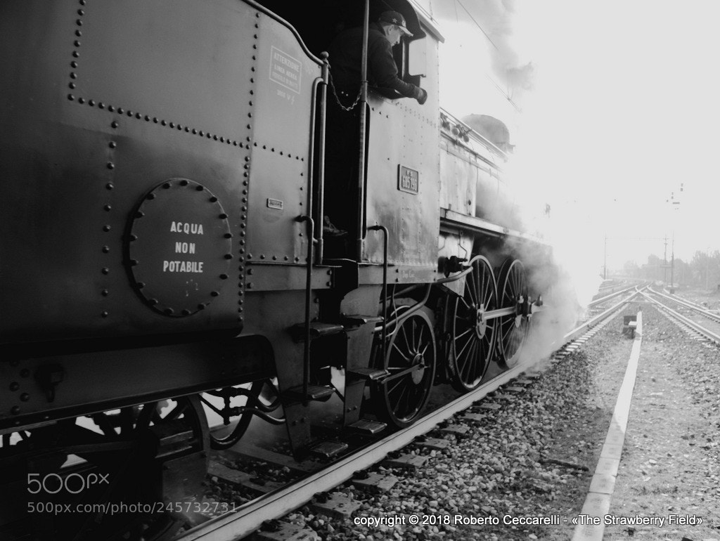 Panasonic Lumix DMC-LX100 sample photo. Treno a vapore carnevale photography