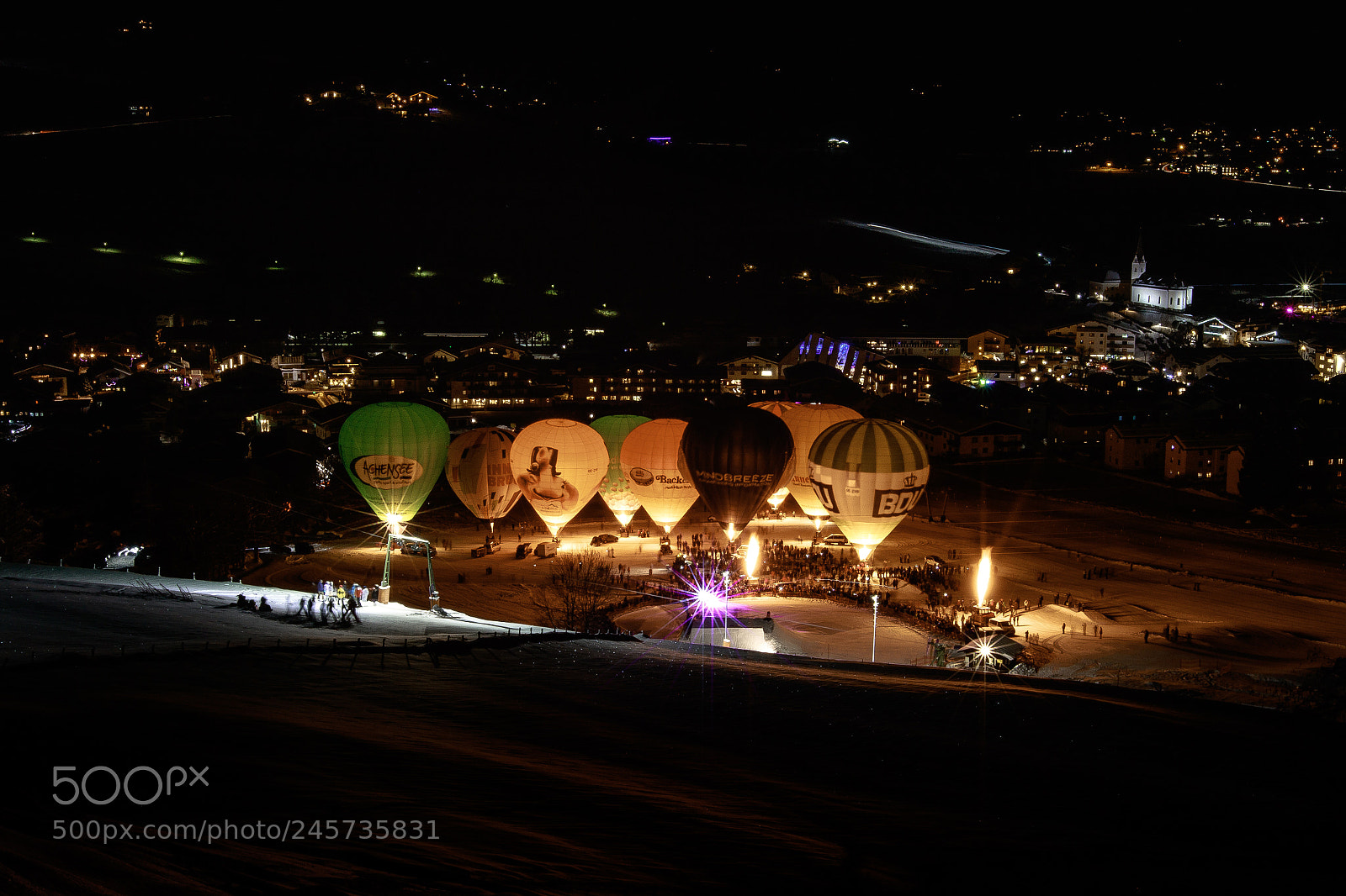 Canon EOS 7D Mark II sample photo. Night of the balloons photography