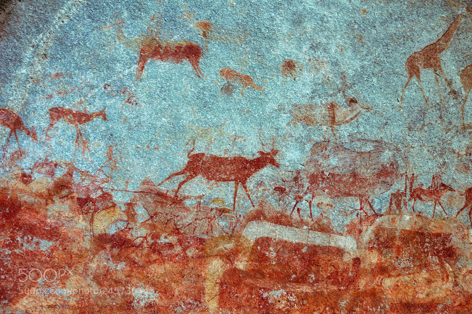 Canon EOS 100D (EOS Rebel SL1 / EOS Kiss X7) sample photo. African cave painting of photography