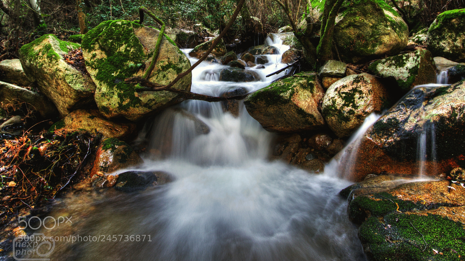Nikon D7100 sample photo. Waterfall in forest photography
