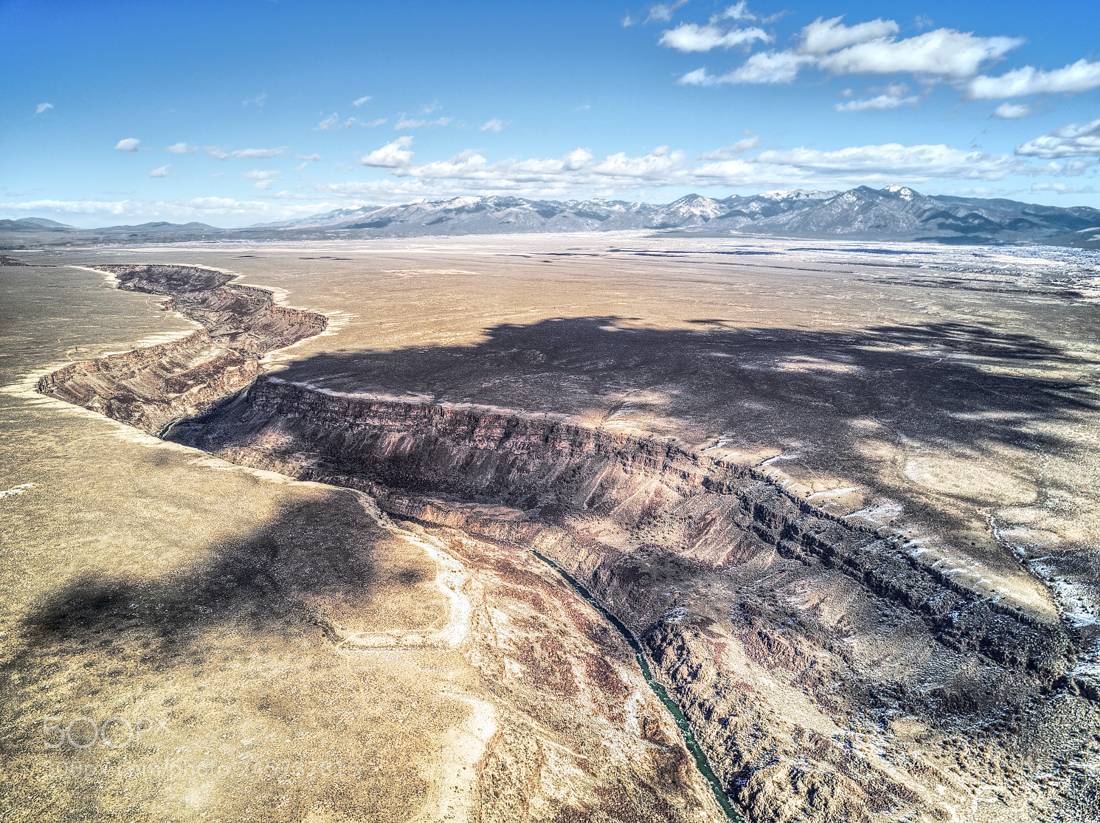 DJI FC220 sample photo. Shadow over gorge photography