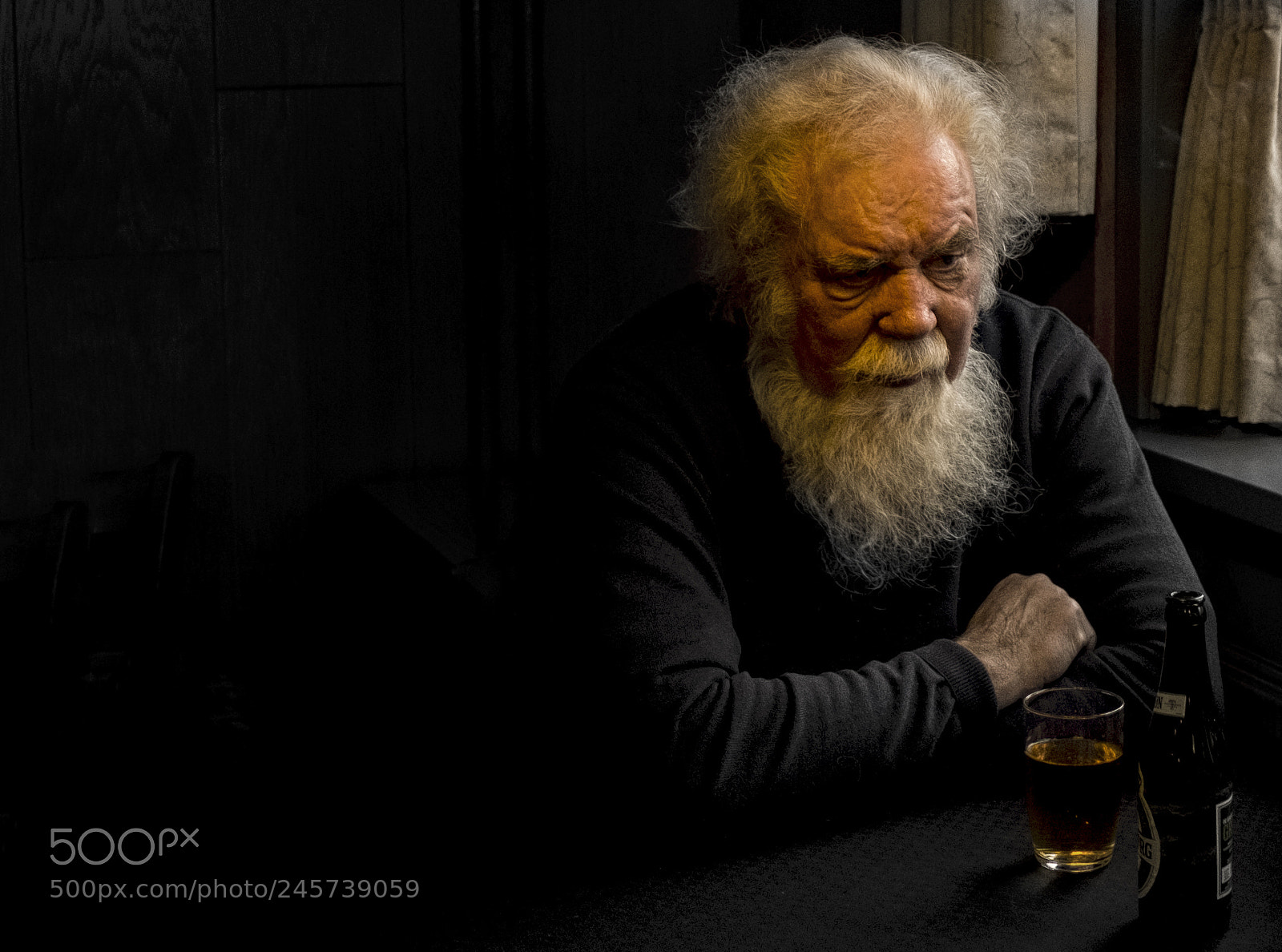 Fujifilm X100S sample photo. Meditation in the pub photography
