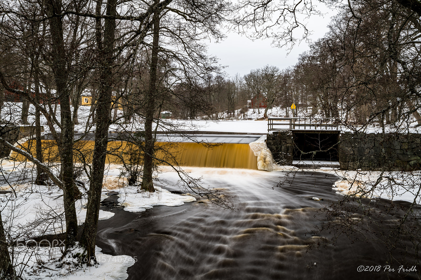 Nikon D850 sample photo. River dam photography