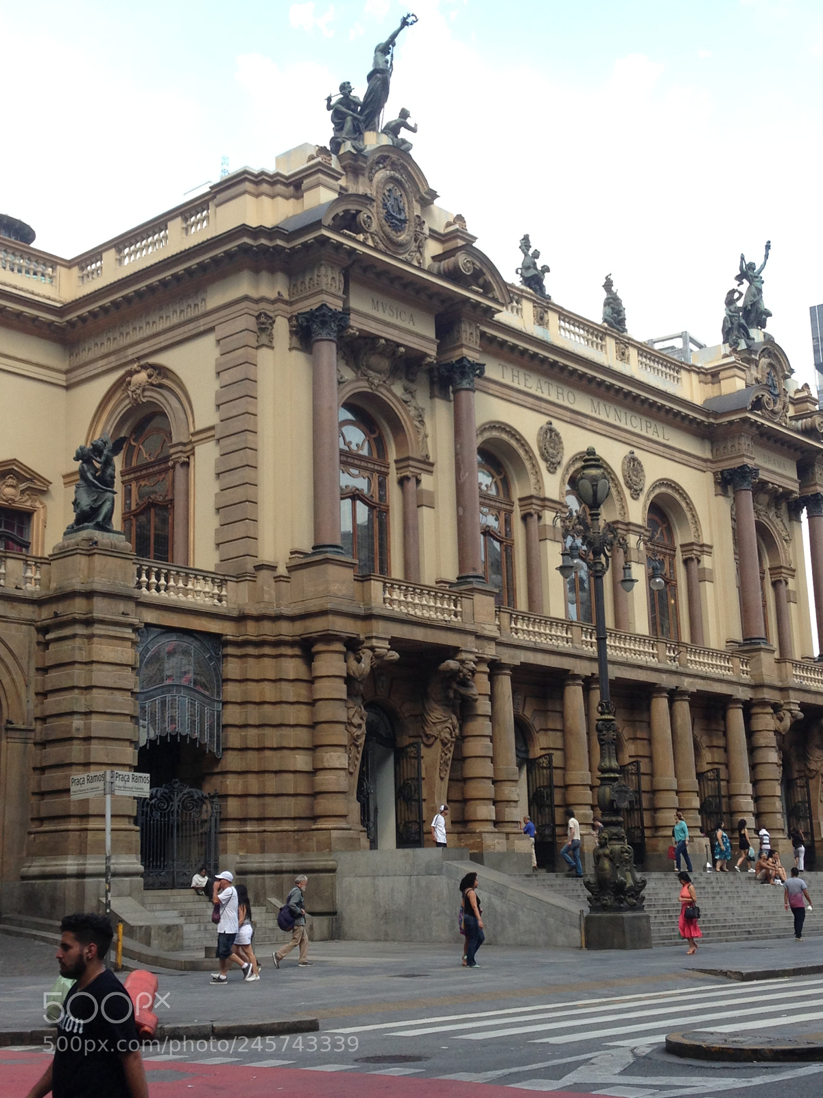 Apple iPhone 5 sample photo. Teatro municipal de s photography