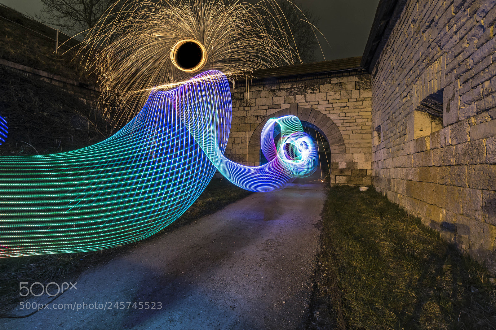 Sony ILCA-77M2 sample photo. Lightpainting photography