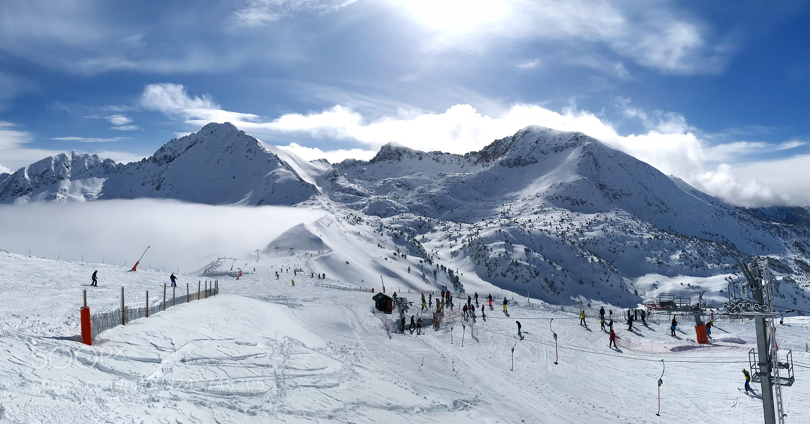 Apple iPhone 7 sample photo. Skiing photography