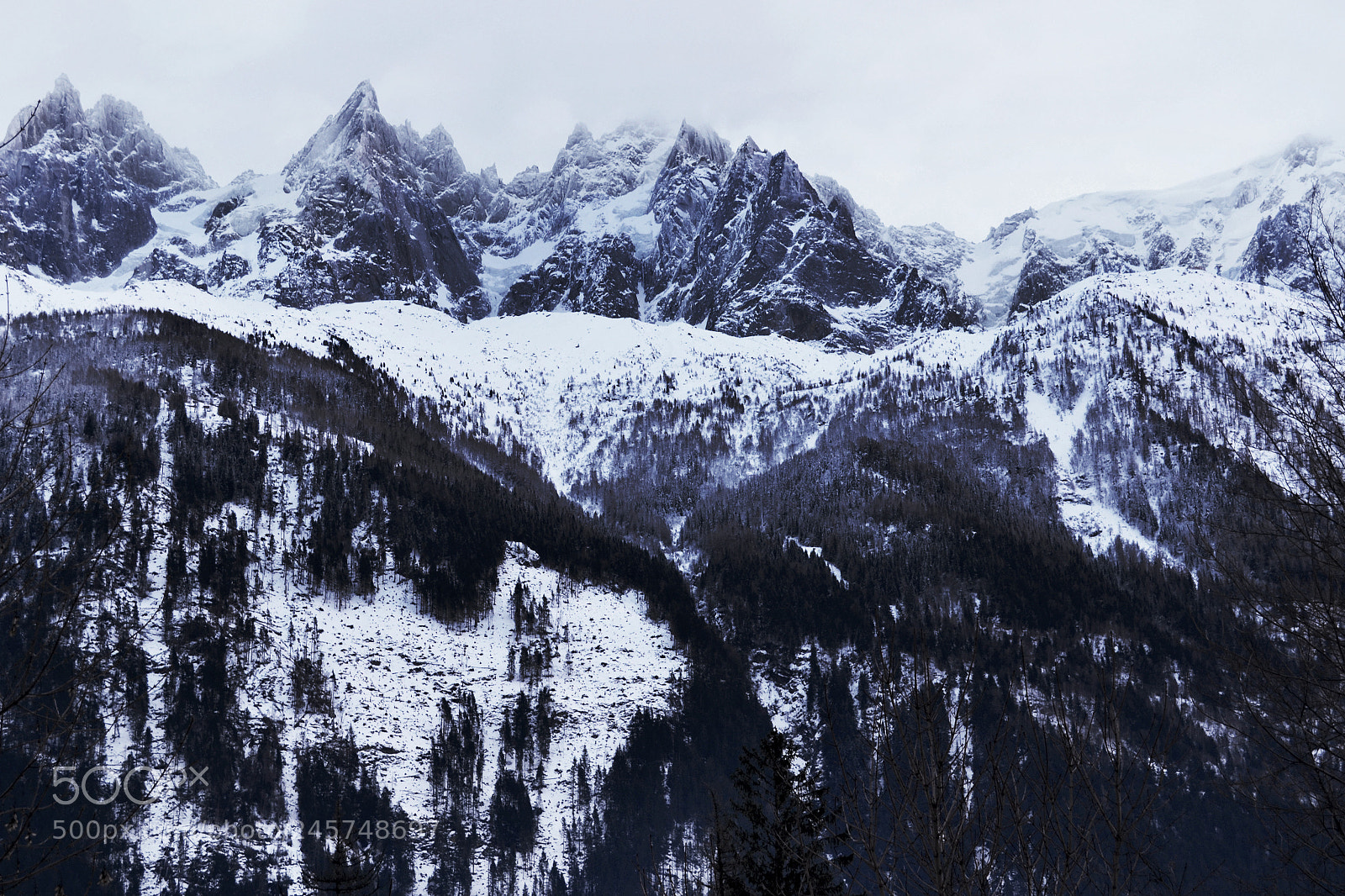 Nikon D3100 sample photo. Snowy mountaintops photography