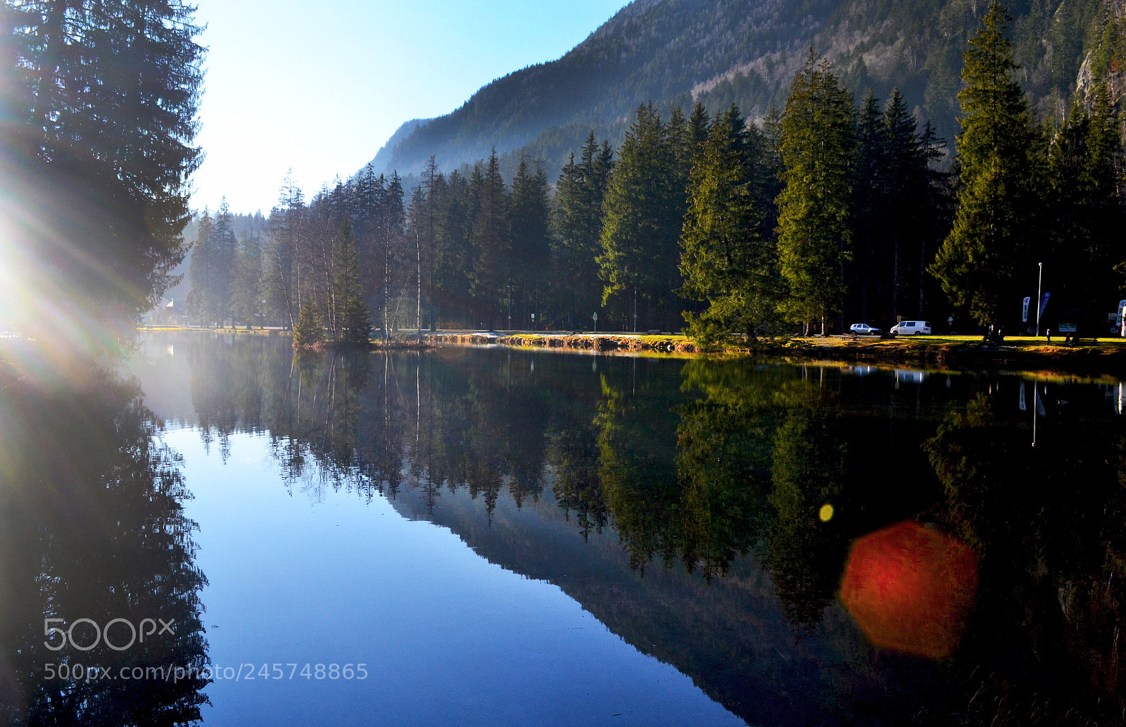 Nikon D3100 sample photo. Alpine lake photography