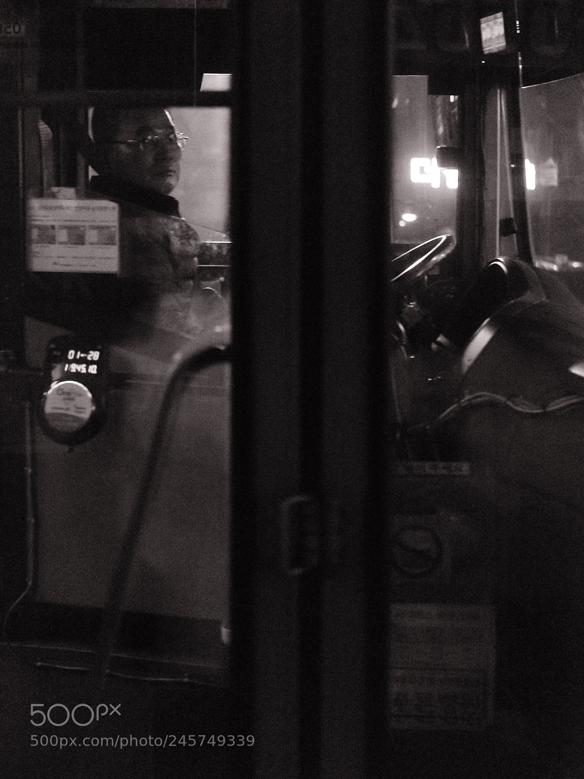 Sony a7 II sample photo. Bus driver photography