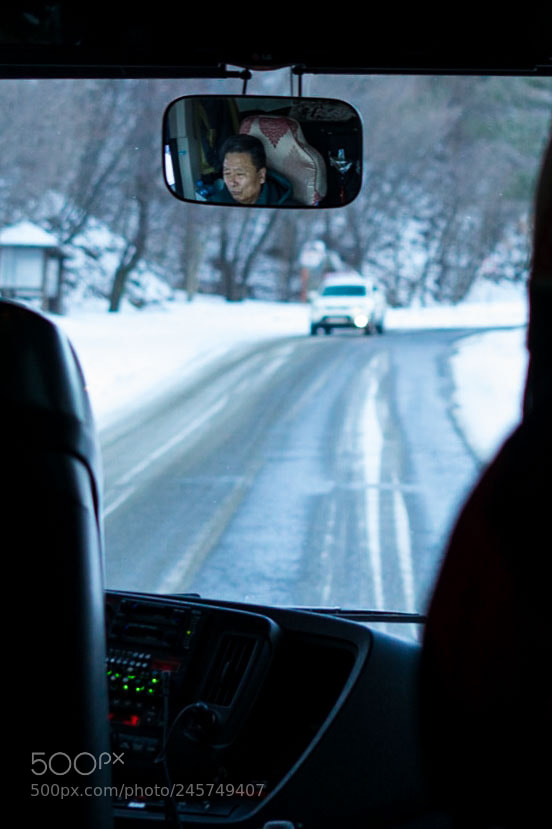 Sony a7 II sample photo. Bus driver photography