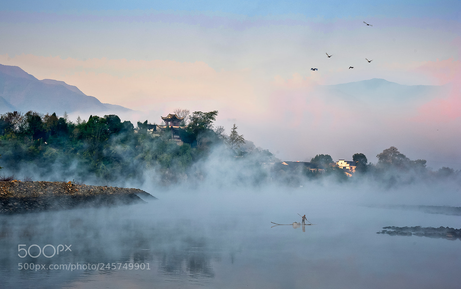 Nikon D700 sample photo. Misty morning photography