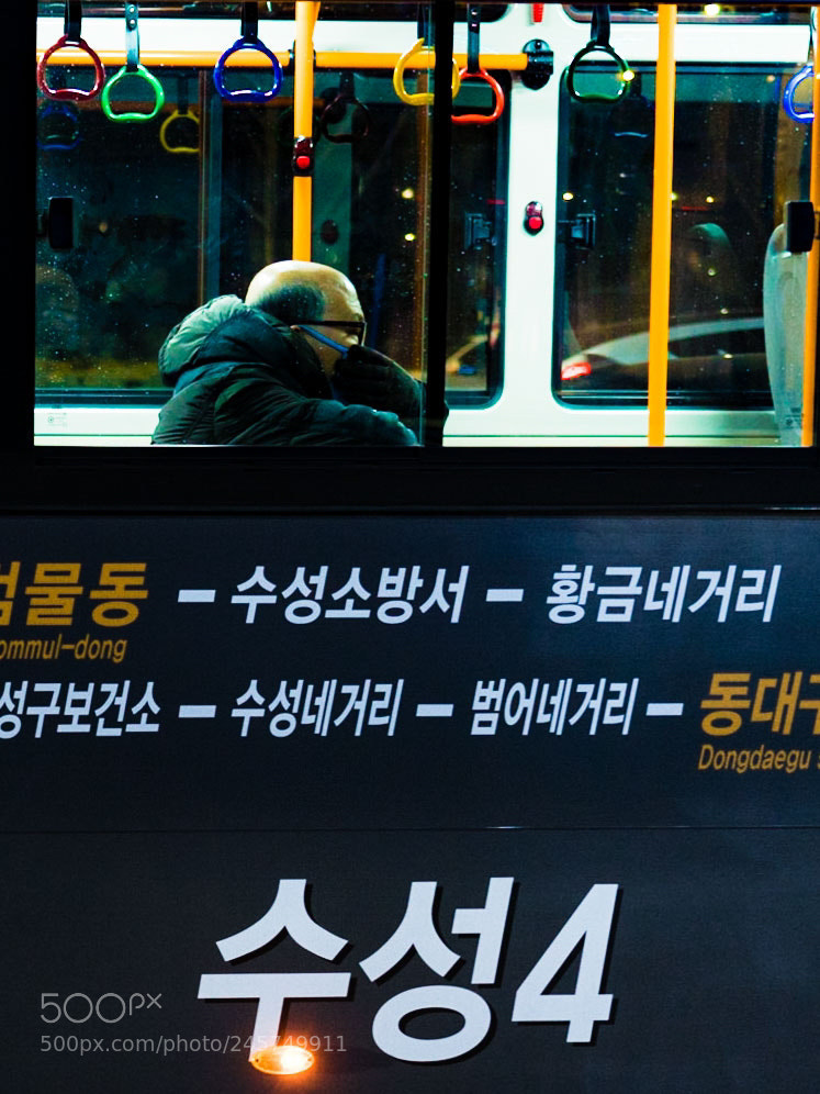 Sony a7 II sample photo. Bus of korea photography