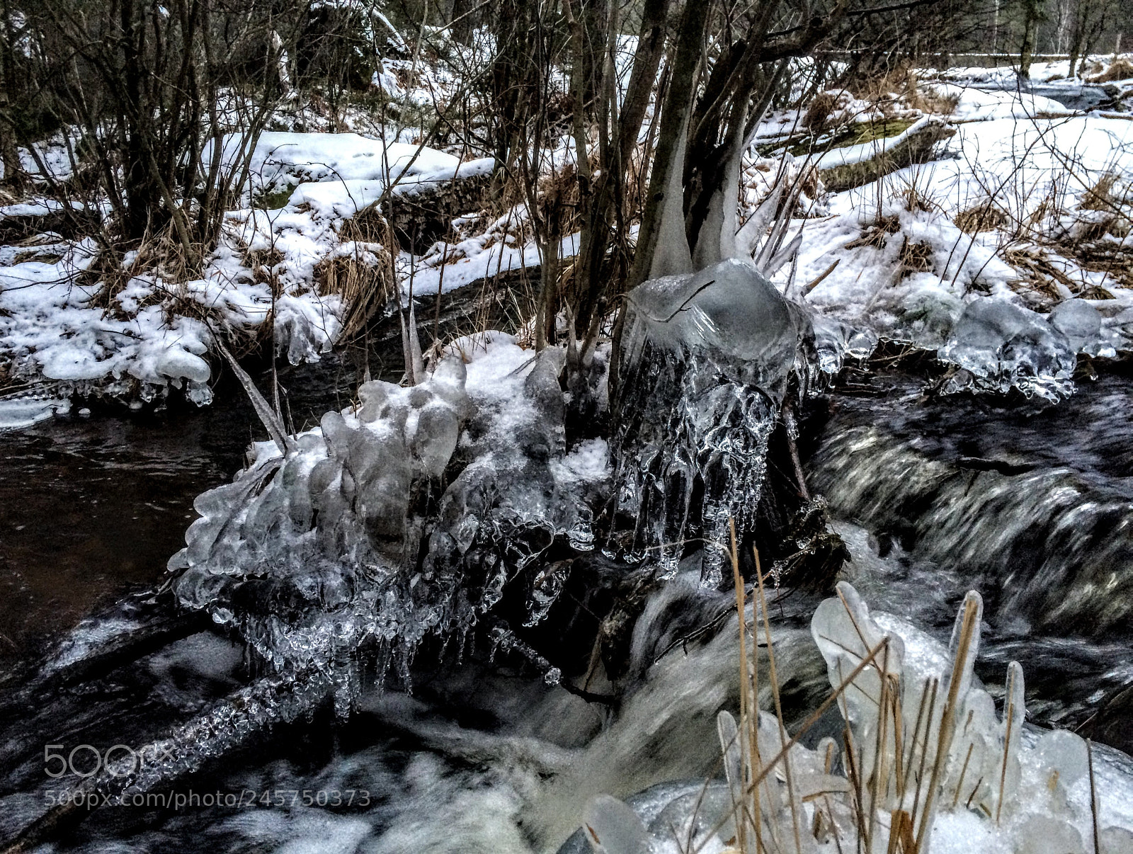 Apple iPhone 5s sample photo. Icy waters photography