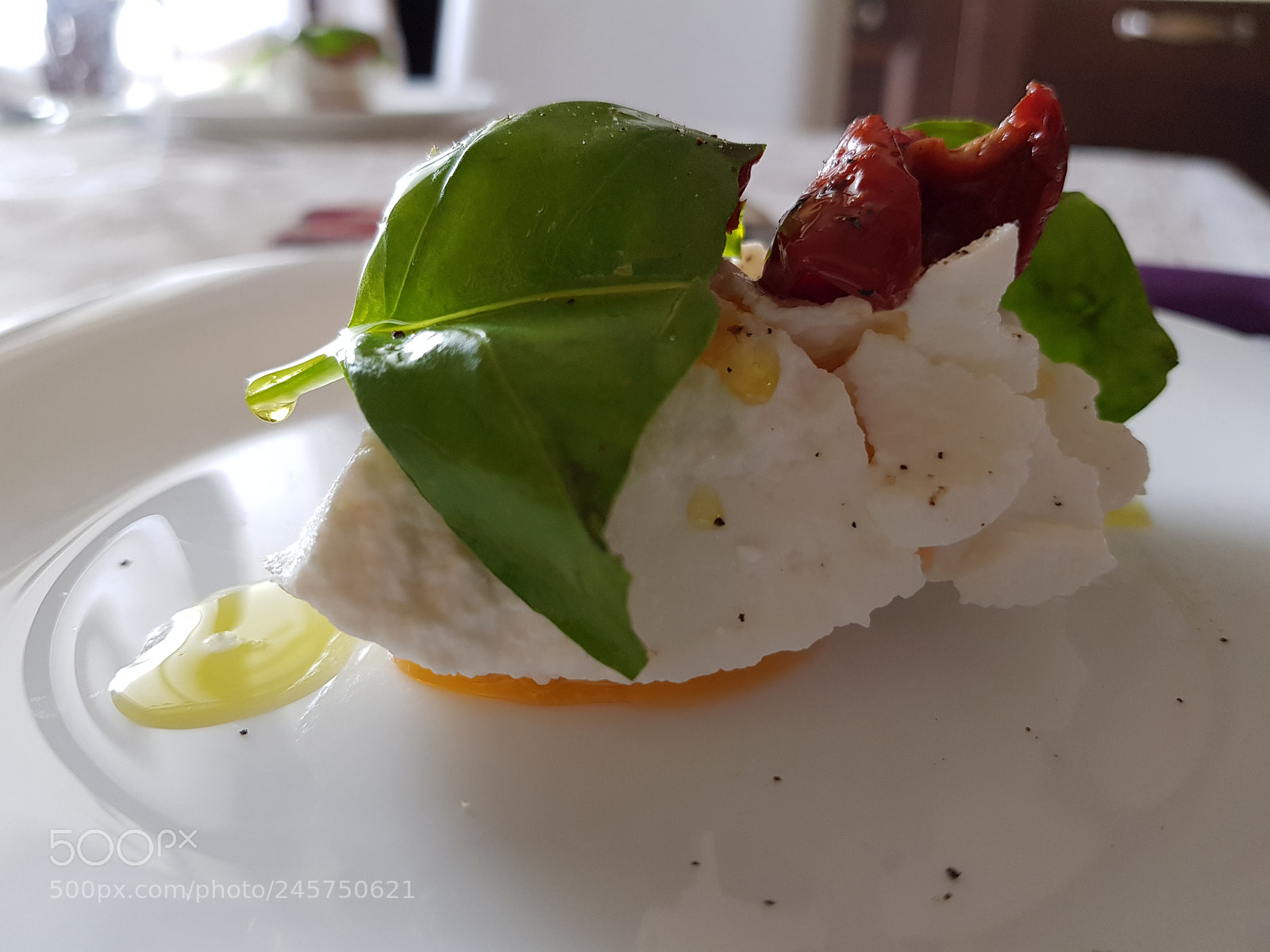 Samsung Galaxy S8+ sample photo. Ricotta e basilico photography