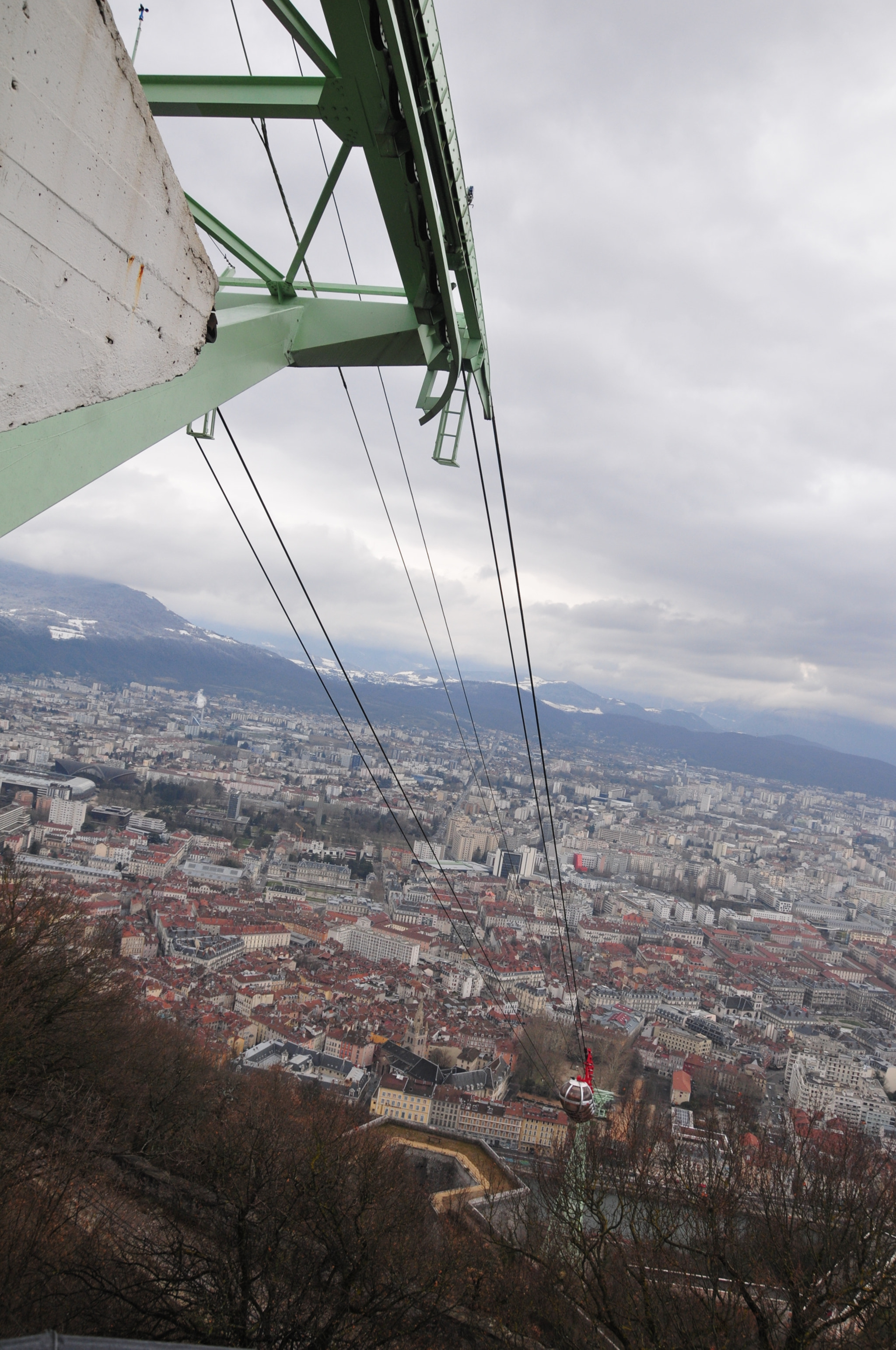 Nikon D300 sample photo. Téléphérique de la bastille grenoble photography