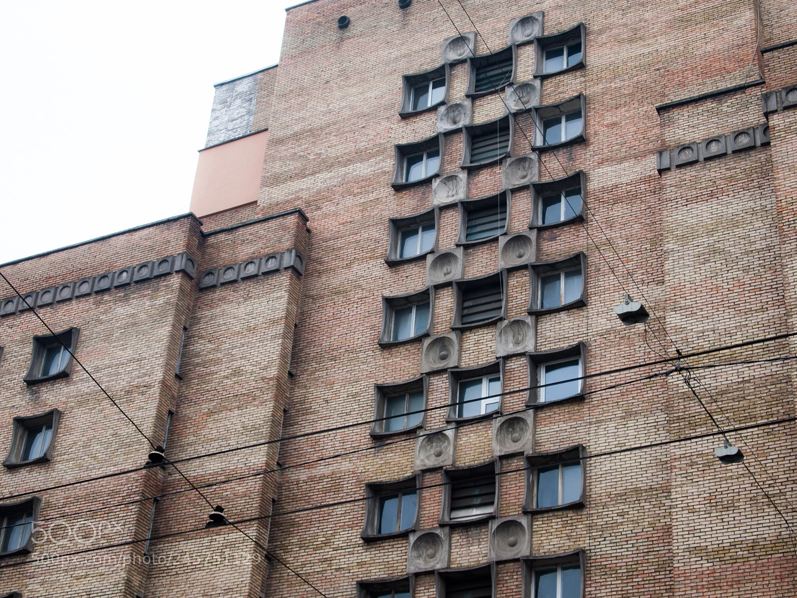 Olympus PEN E-P1 sample photo. Brick wall building photography