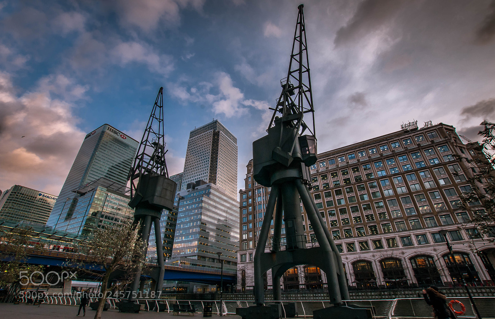 Nikon D300 sample photo. Canary wharf, london photography