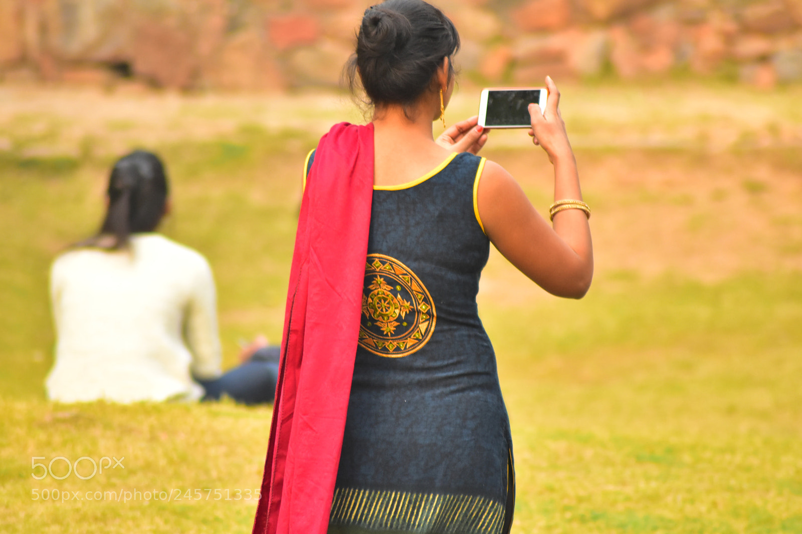 Nikon D5600 sample photo. Girl with phone photography